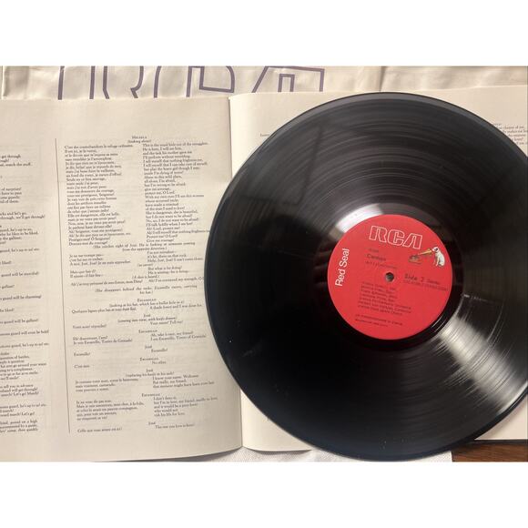 BIZET CARMEN 3-LP BOX SET EX+ VINYL + BOOK RCA RED SEAL 1964 ULTRASONIC CLEAN!! - Picture 3 of 16